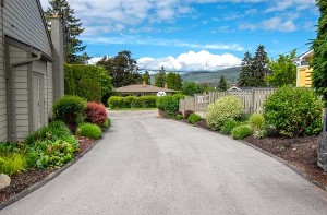 Mature landscaping